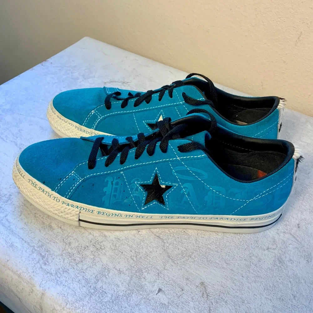 Converse One Star Pro‎ Sean Pablo Paradise Teal Suede Mens 9 Womens 10.5 173215C